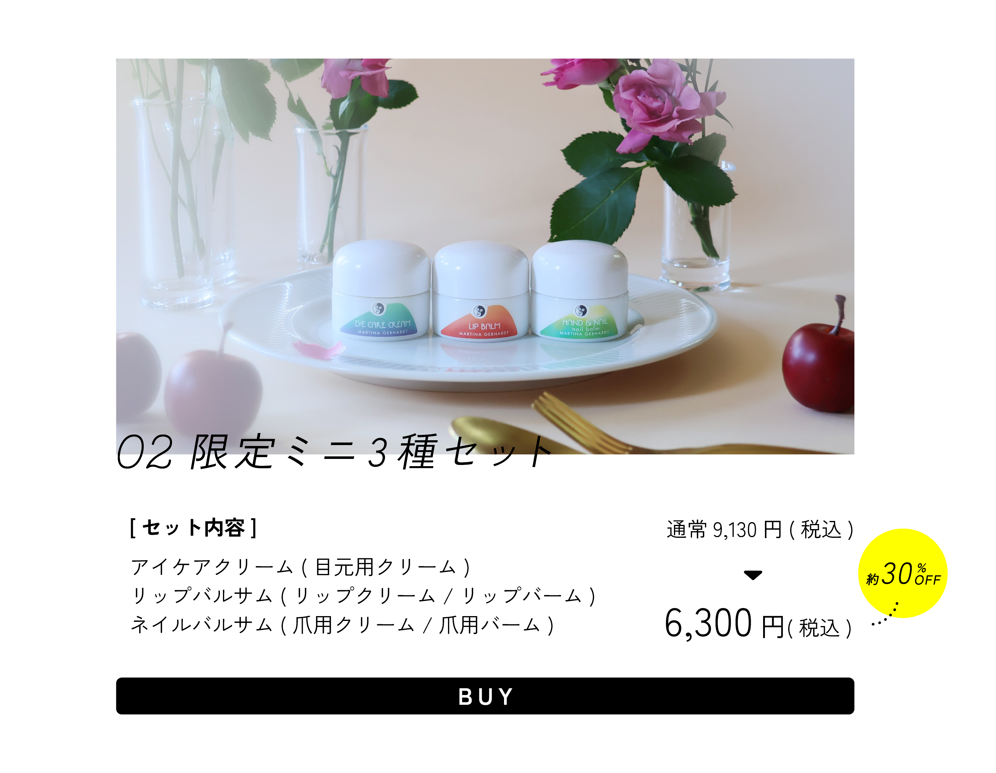 限定ミニ3種セット