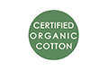 Certified organic cotton logo