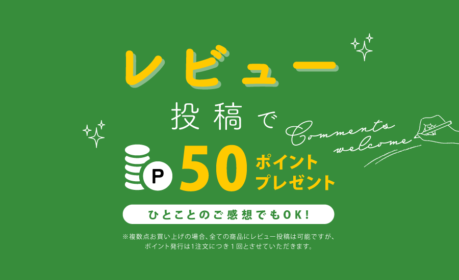 レビュー投稿ご案内